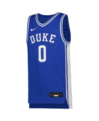 Big Boys #0 Royal Duke Blue Devils Icon Replica Basketball Jersey