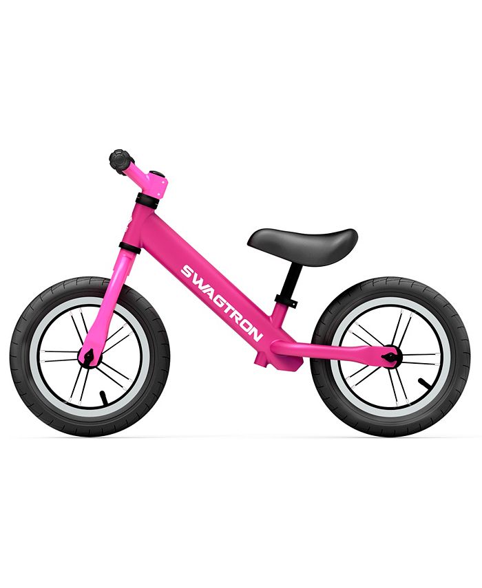 Swagtron K3 Balance Bike with 12" AirFilled Rubber Tires and