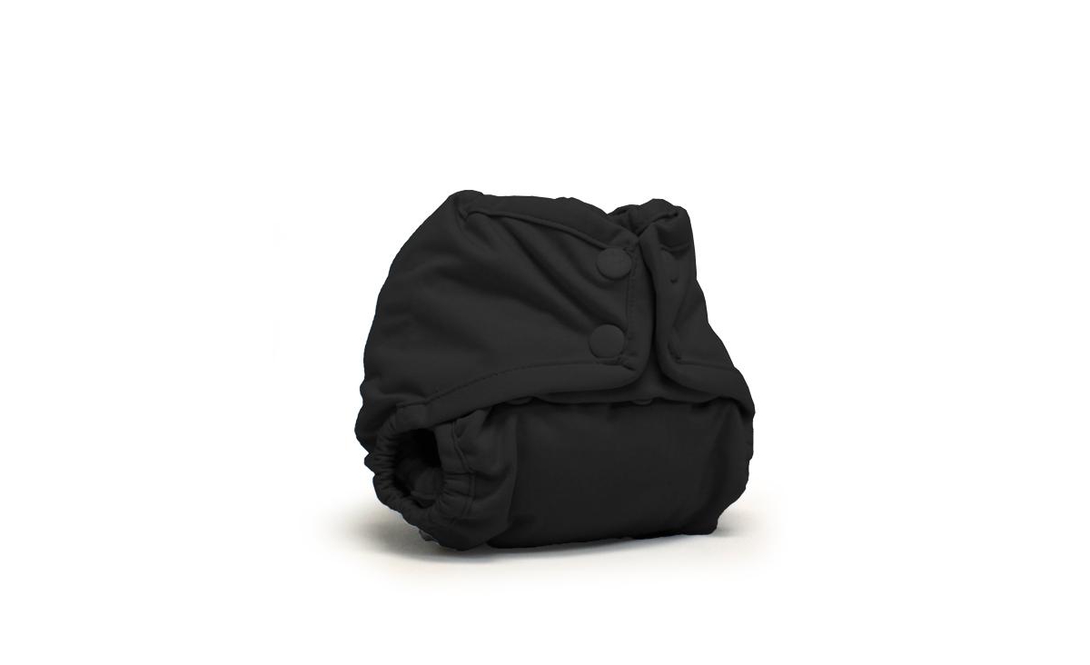 Kanga Care Babies' Rumparooz Reusable Newborn Cloth Diaper Cover Snap In Black