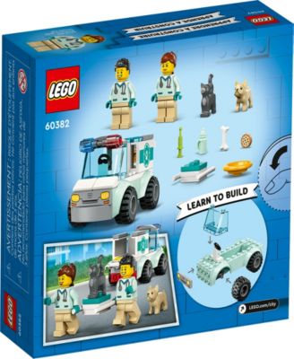 LEGO® City Great Vehicles Vet Van Rescue 60382 Building Set, 58 Pieces ...