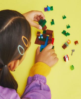 LEGO® Minecraft The Swamp Adventure 21240 Toy Building Set with Alex, Zombie, Slime Block and Frog Figures