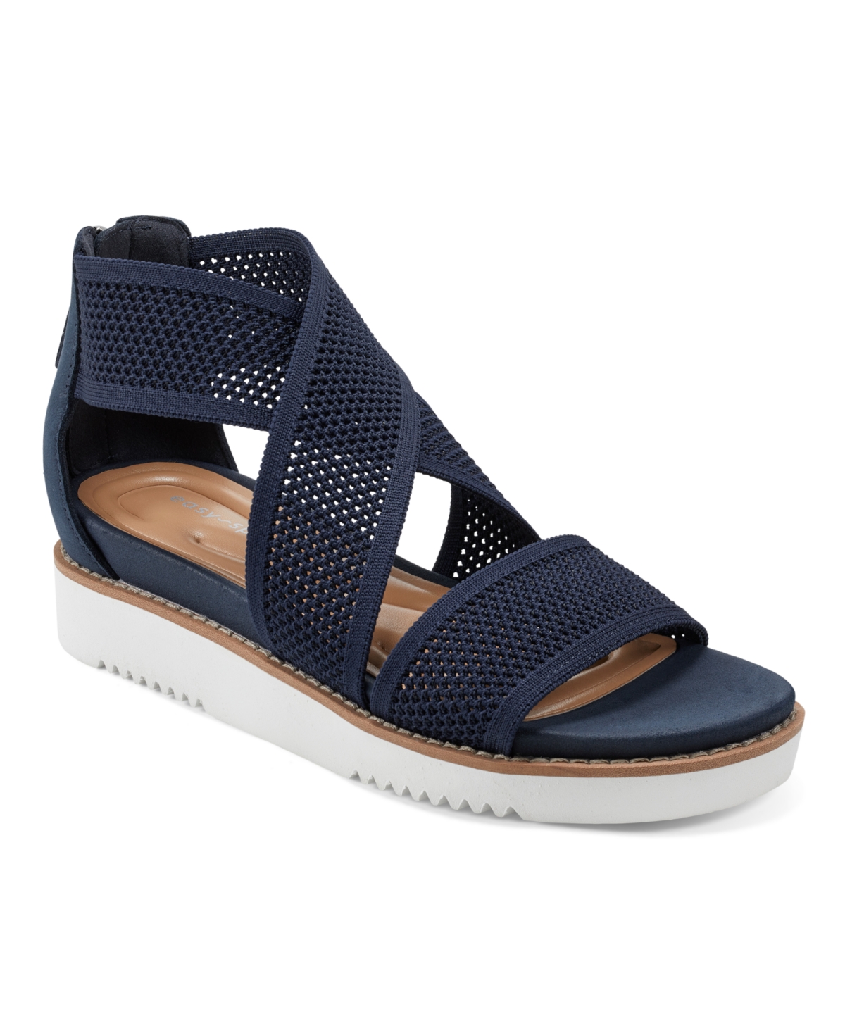 Easy Spirit Women's Wander Round Toe Strappy Casual Sandals