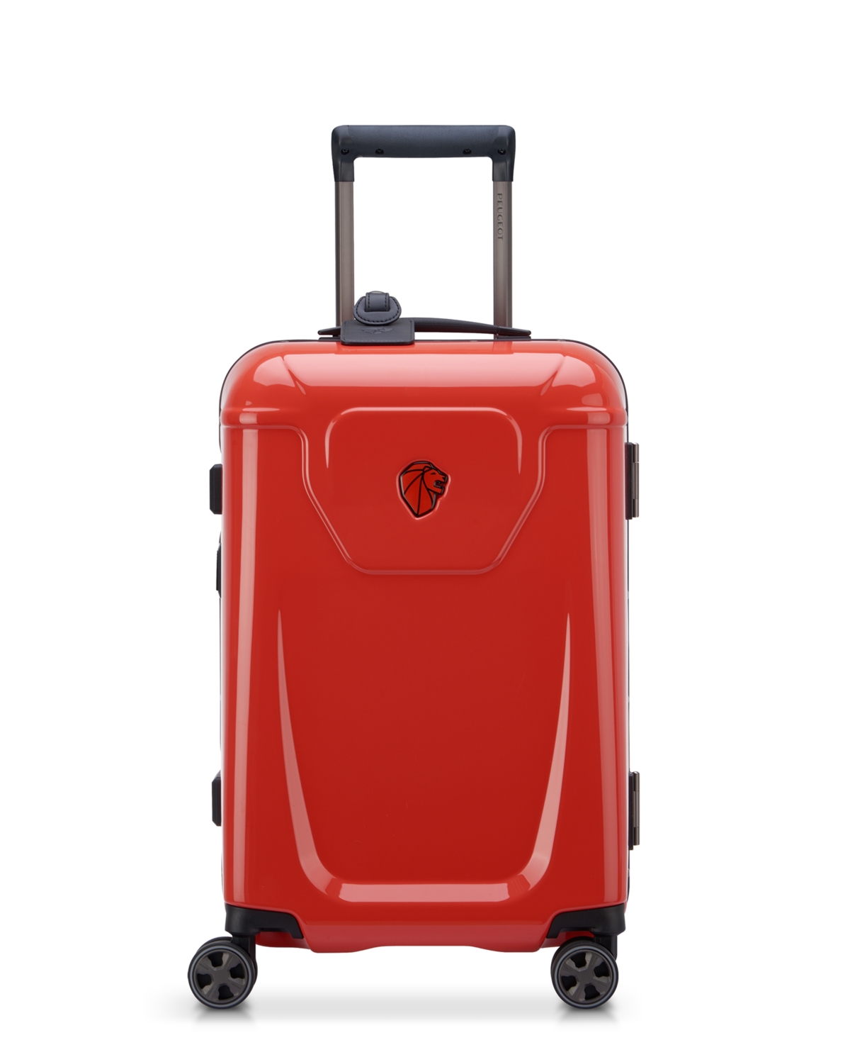 Peugeot Voyages 19" Carry-on Spinner Suitcase In Red