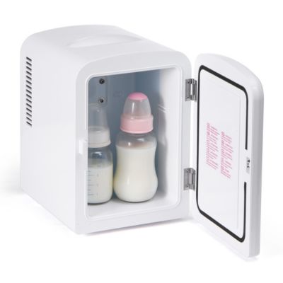 Chill Personal and portable Mini Fridge Cooler and Warmer - 6-can Capacity