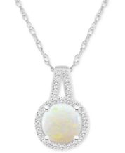 Opal necklace macys sale