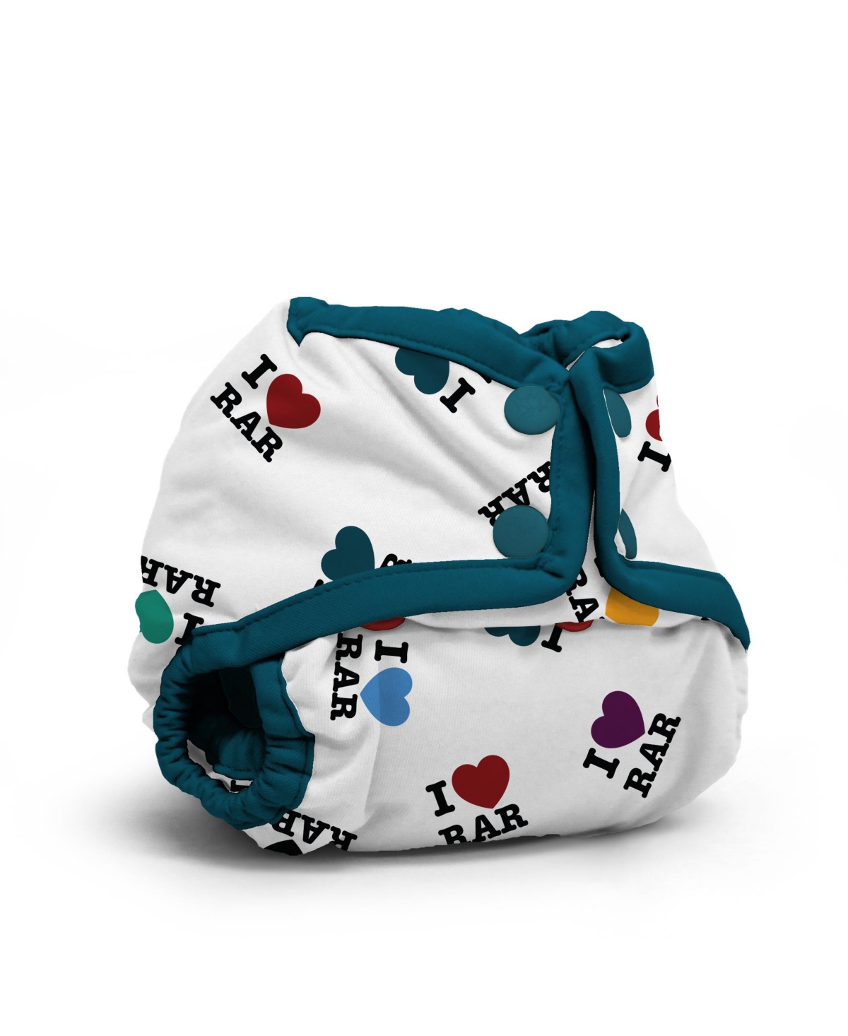 Kanga Care Babies' Rumparooz Reusable Newborn Cloth Diaper Cover Snap In White