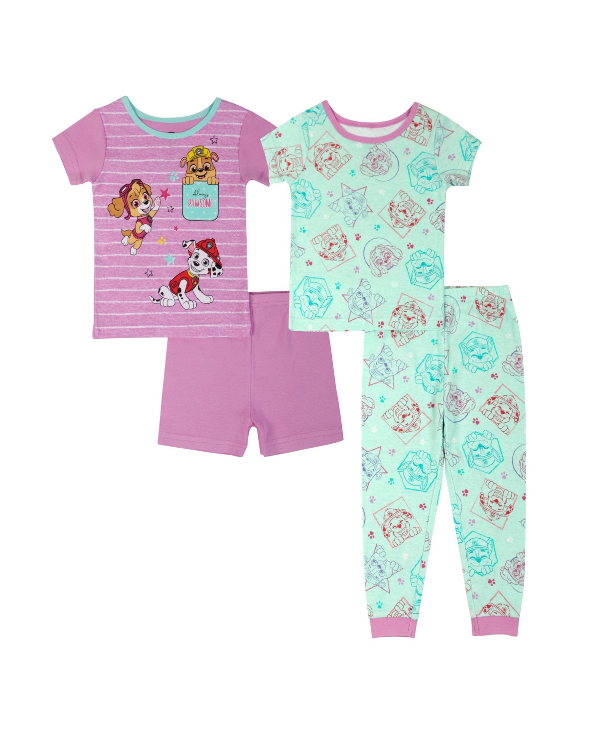 Paw Patrol Toddler Girls Four Piece Set In Assorted