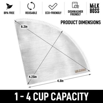 Reusable Paperless Pour Over Coffee Filter