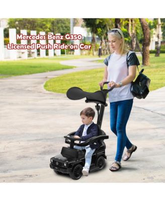 3 in 1 Ride on Push Car Mercedes Benz G350 Stroller Sliding Car