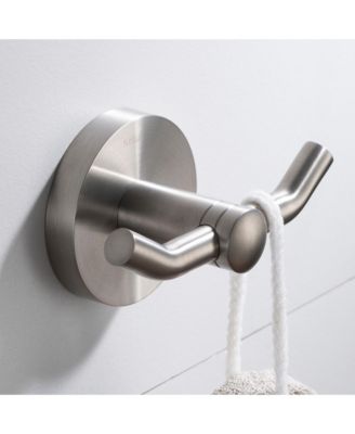 Elie Bathroom Robe and Towel Double Hook