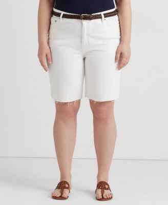 Ralph lauren plus size shorts on sale