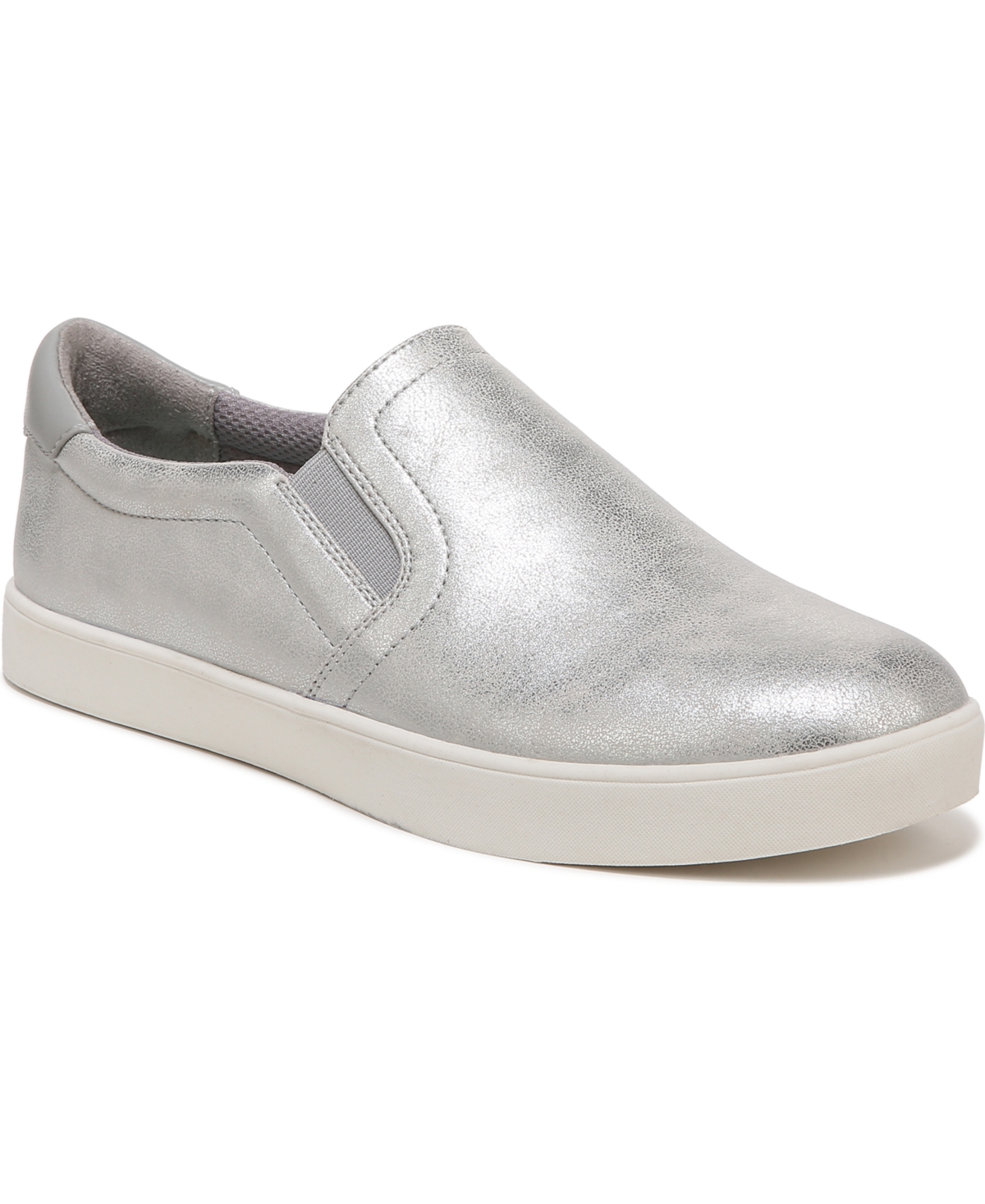 Women's Madison-Party Slip-On Sneakers - Silver Faux Leather