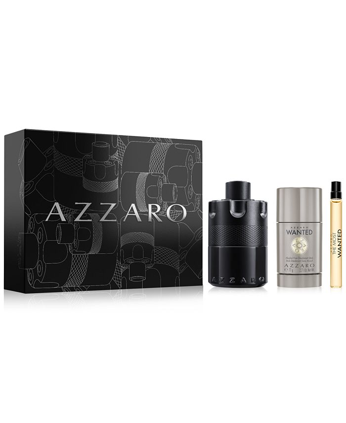 Azzaro Men's 3-Pc. The Most Wanted Eau de Parfum Intense Gift Set - Macy's