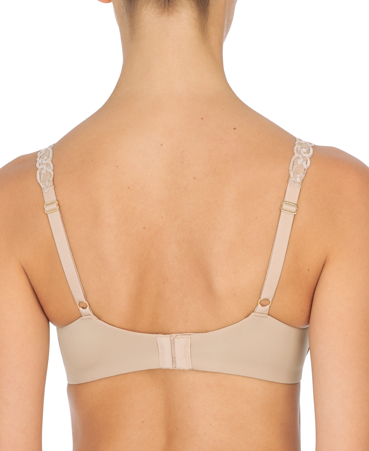 Natori Women's Pure Luxe Custom Coverage Contour Underwire Bra  -(Nude 5)