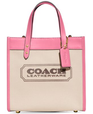 COACH - Cotton Canvas Small Field Crossbody Tote 22