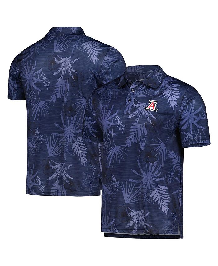 Colosseum Men's Navy Arizona Wildcats Palms Team Polo Shirt - Macy's