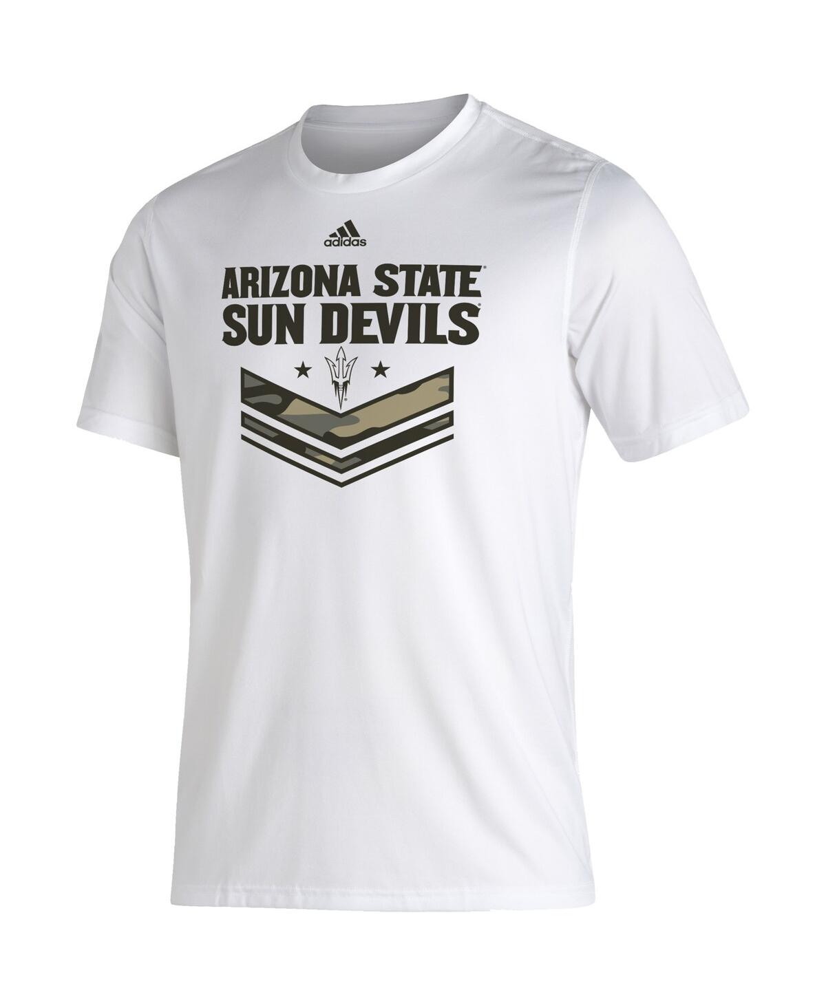 Shop Adidas Originals Men's Adidas White Arizona State Sun Devils Military-inspired Appreciation Creator T-shirt