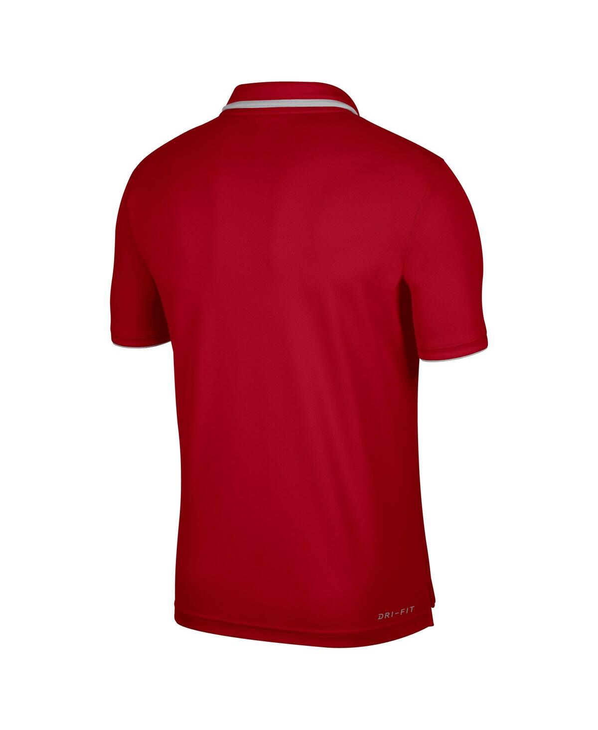 Shop Nike Men's  Red Georgia Bulldogs Wordmark Performance Polo Shirt