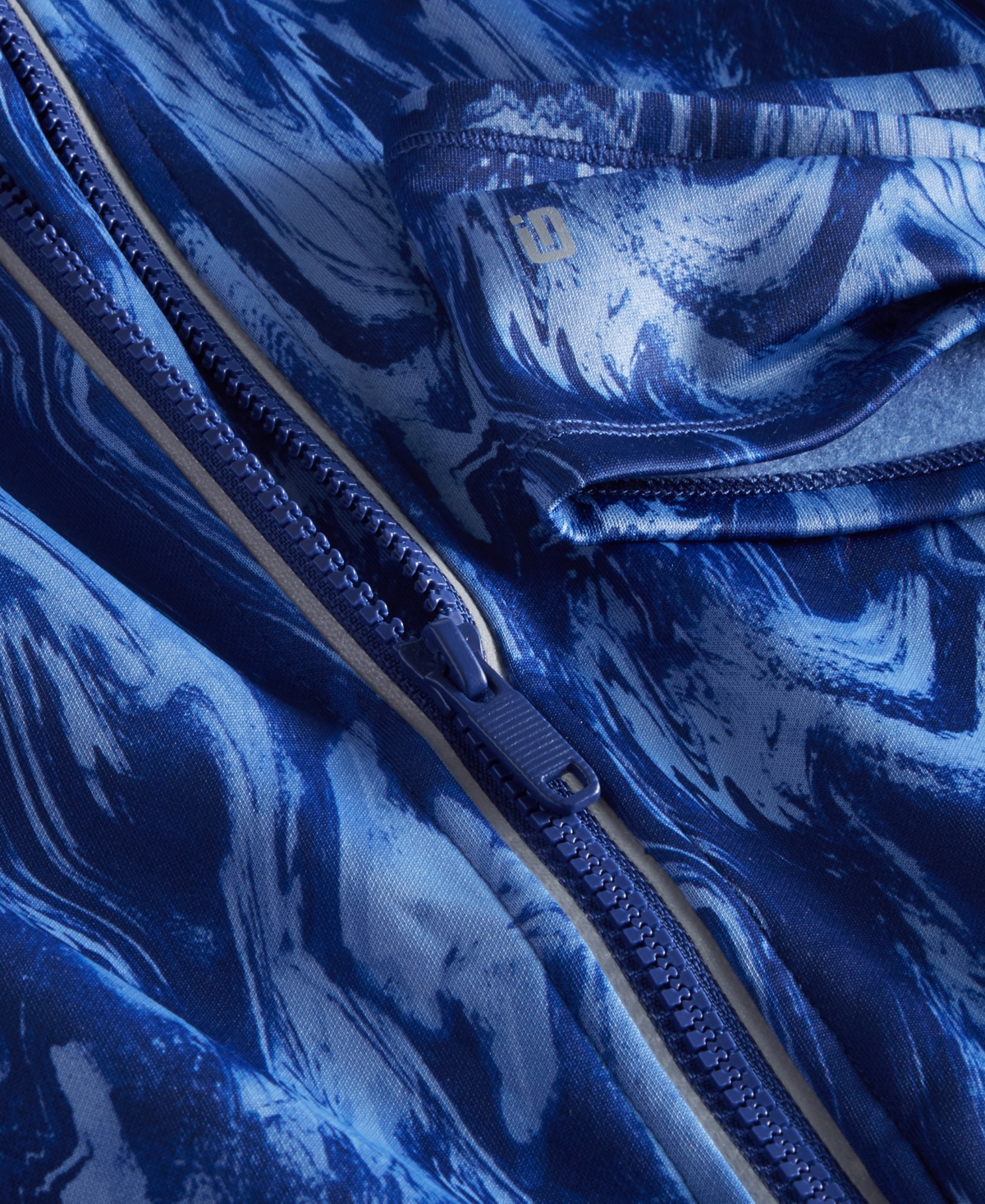 Id Ideology Big Girls Marble Brush Long-Sleeve Jacket & Headband, Created for Macy's