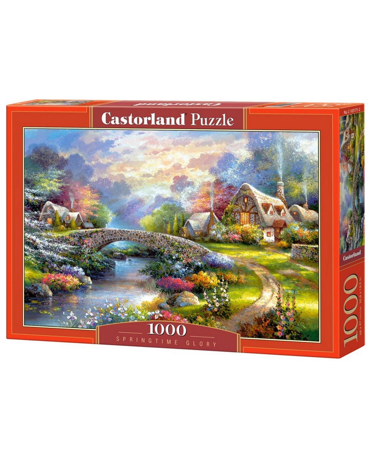Castorland Springtime Glory Jigsaw Puzzle Set, 1000 Piece In Multicolor