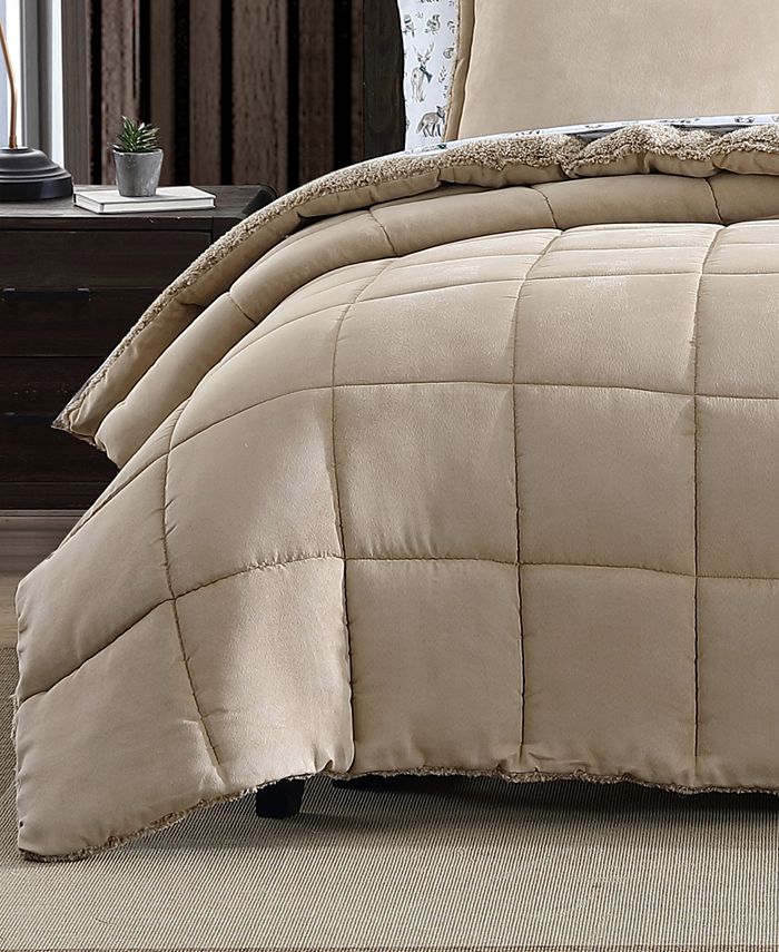 Eddie Bauer Sherwood MicroSuede Comforter Set, Twin Macy's