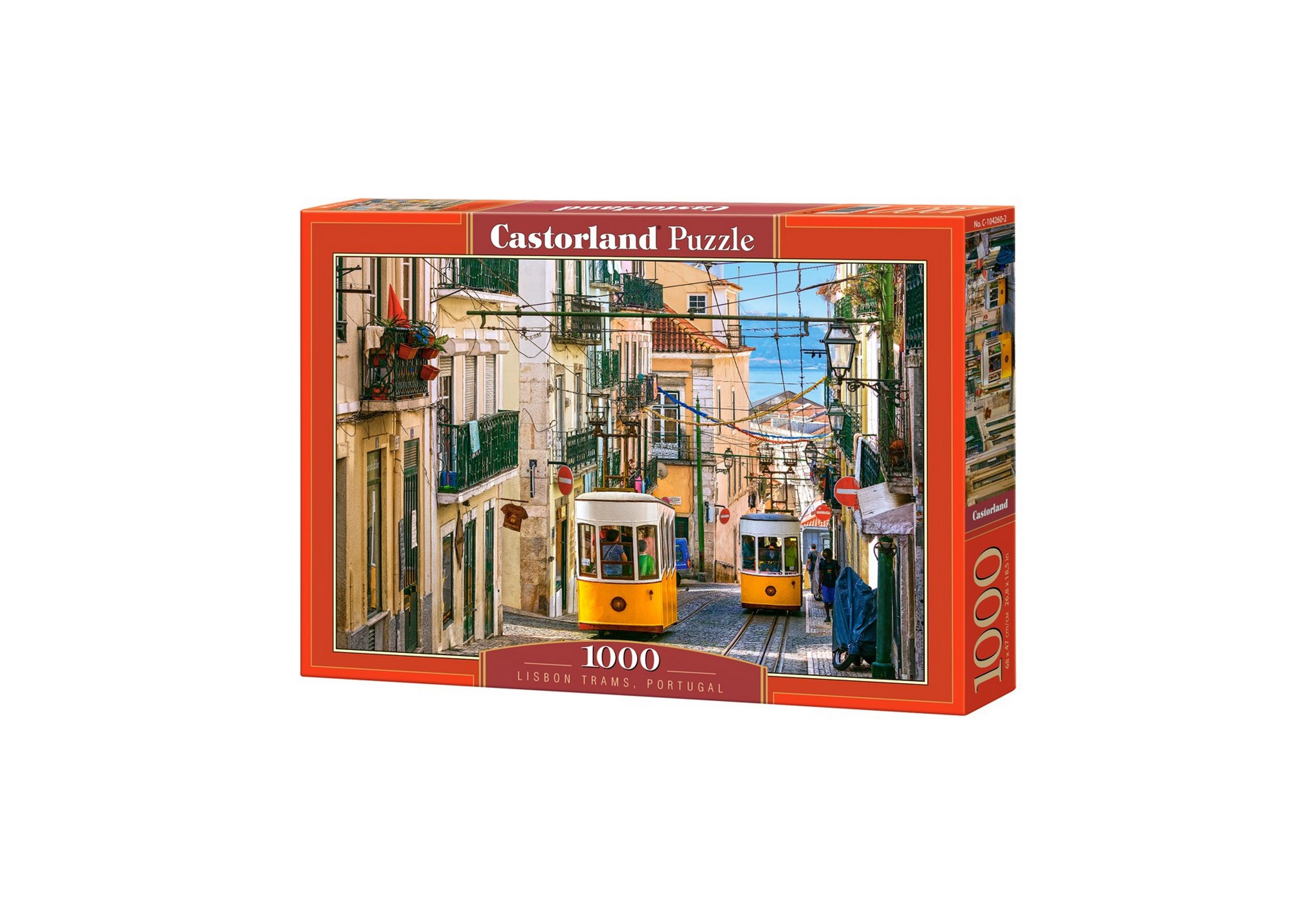 Castorland Lisbon Trams, Portugal 1000 Piece Jigsaw Puzzle