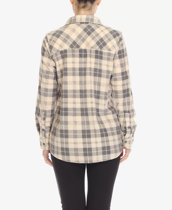 Women's Flannel Plaid Shirt - thumbnail 6