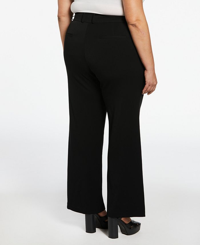 ELLA Rafaella Plus Size Wide Leg Pants & Reviews - Pants & Capris ...