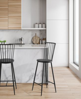 Bryce Counter Stool 26-inch with Metal Frame