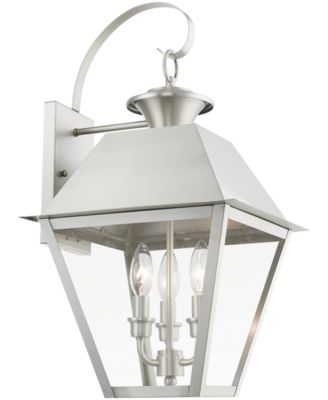 Wentworth 3 Light Outdoor Large Wall Lantern