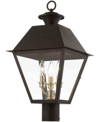 Wentworth 3 Light Outdoor Large Post Top Lantern