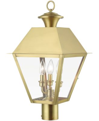 Wentworth 3 Light Outdoor Large Post Top Lantern