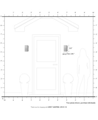 Winfield 1 Light Outdoor ADA Small Sconce