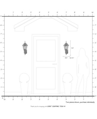 Hamilton 1 Light Outdoor Wall Lantern