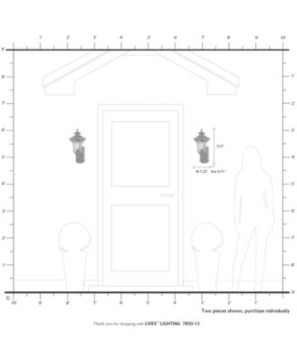 Oxford 1 Light Outdoor Wall Lantern