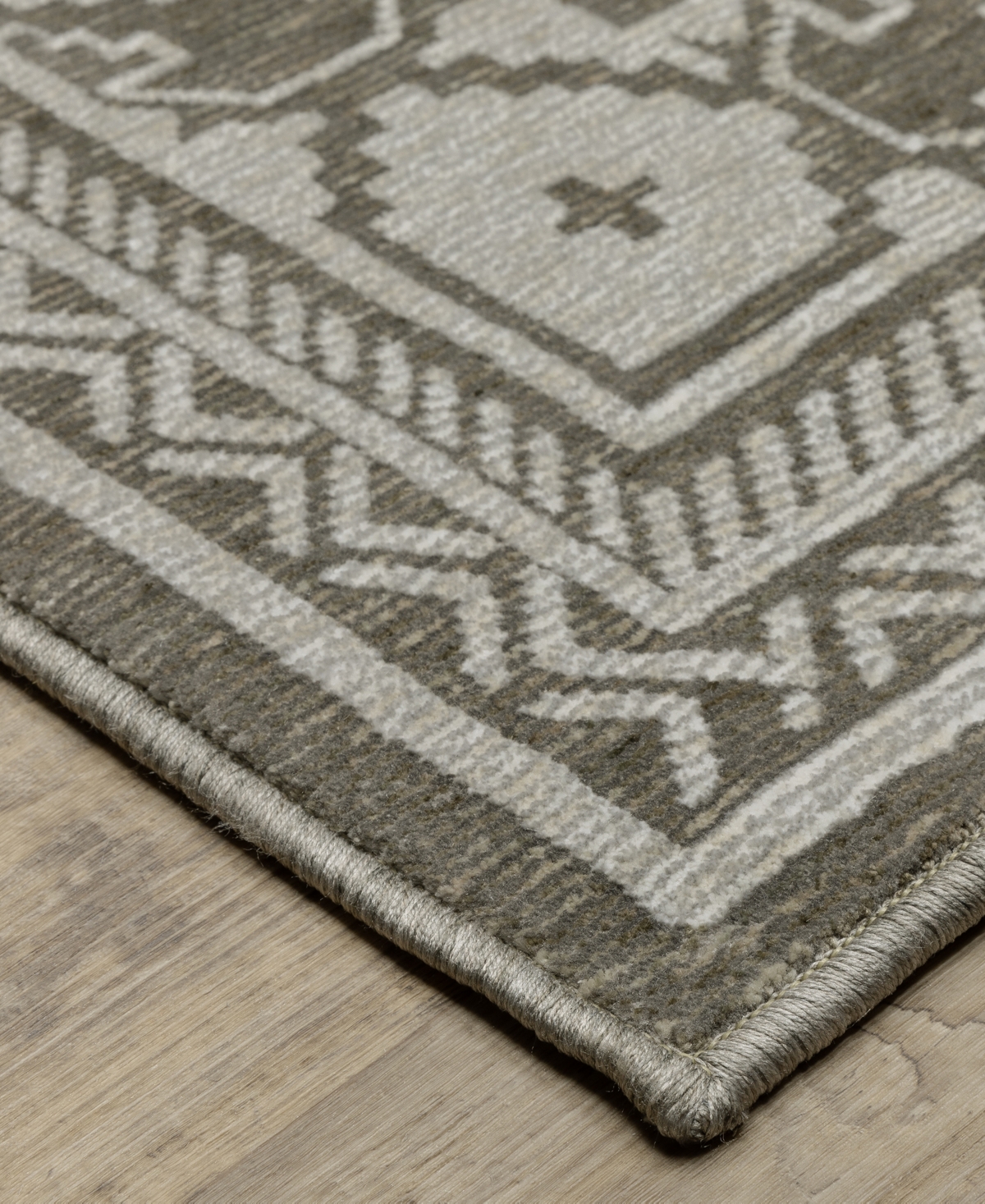 Shop Jhb Design Captivate Cpv06 3'10" X 5'5" Area Rug In Gray