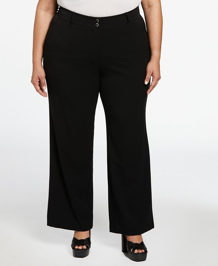 Rafaella Women's Plus Size Pull-On Capri Pants - Comfort Fit in