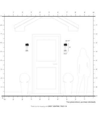 Norfolk 1 Light Outdoor ADA Wall Lantern