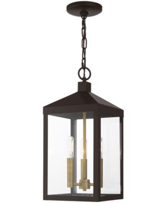 Nyack 3 Light Outdoor Pendant Lantern