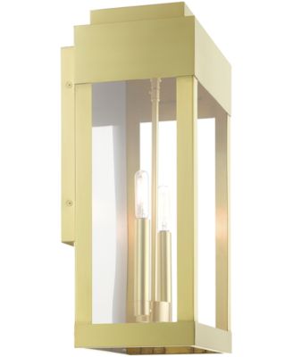 York 2 Light Outdoor Wall Lantern
