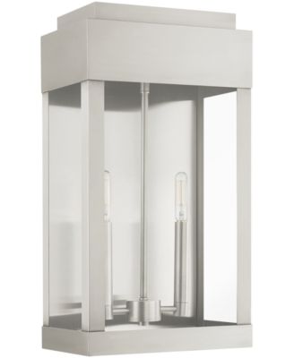 York 2 Light Outdoor Wall Lantern