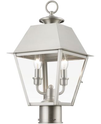 Wentworth 2 Light Outdoor Medium Post Top Lantern