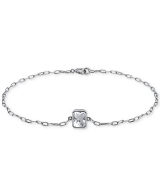 Giani Bernini - Cubic Zirconia Octagon Link Bracelet