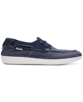 Men's Higley Tie Slip-On Canvas Boat Shoes