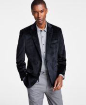 Macy's black velvet best sale blazer