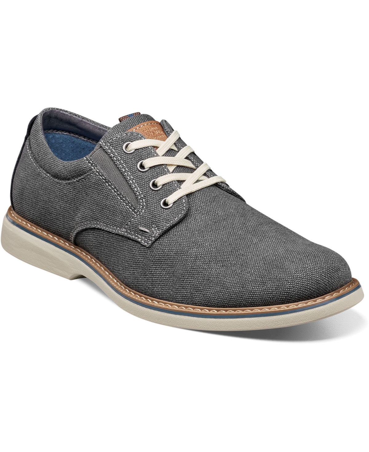 Men's Otto Canvas Plain Toe Oxford Shoes - Blue Denim