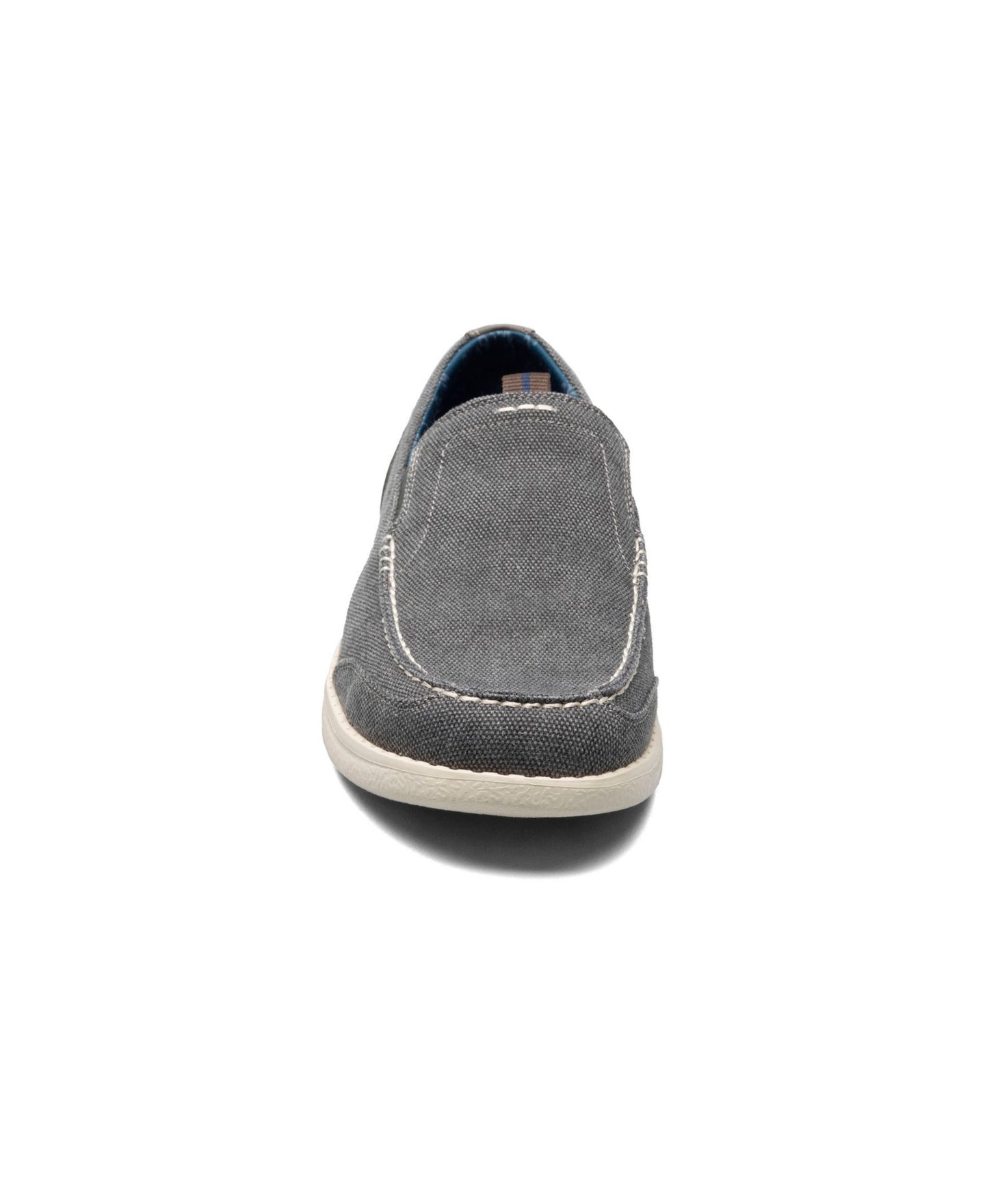 Мужские туфли Nunn Bush Brewski Canvas Venetian Moc Toe, цвет: Графитовый металлик — фото 6