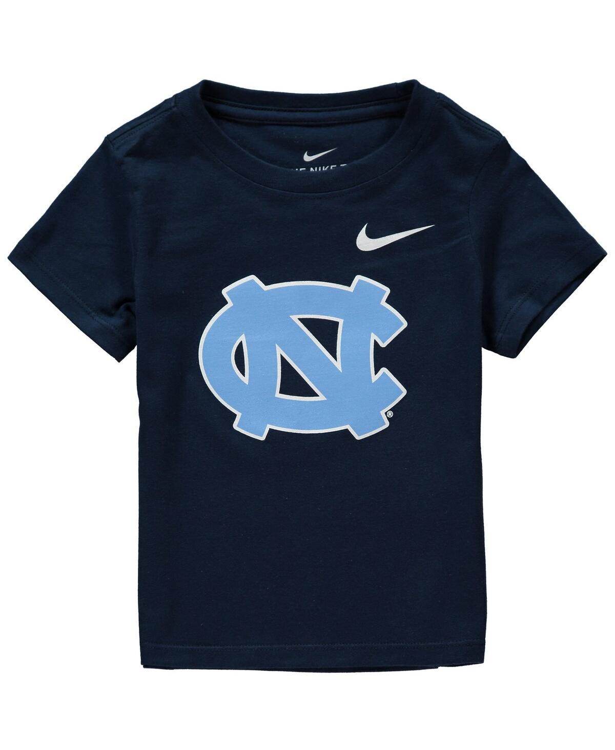 Nike Babies' Toddler Boys And Girls  Navy North Carolina Tar Heels Logo T-shirt