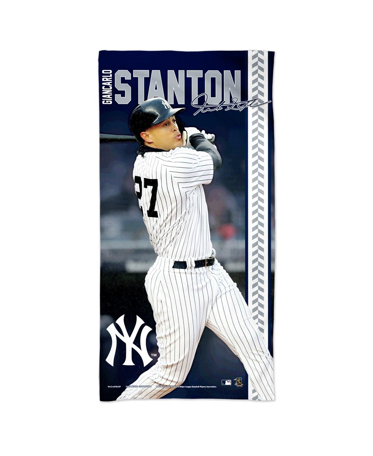 Wincraft Giancarlo Stanton New York Yankees 30" X 60" Spectra Player Beach Towel In Multi