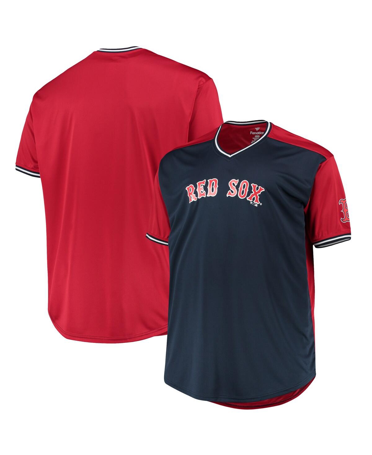 Profile Men's Navy Boston Red Sox Big & Tall Long Sleeve T-Shirt